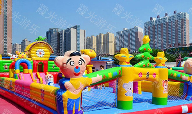 重庆城堡充气游泳池