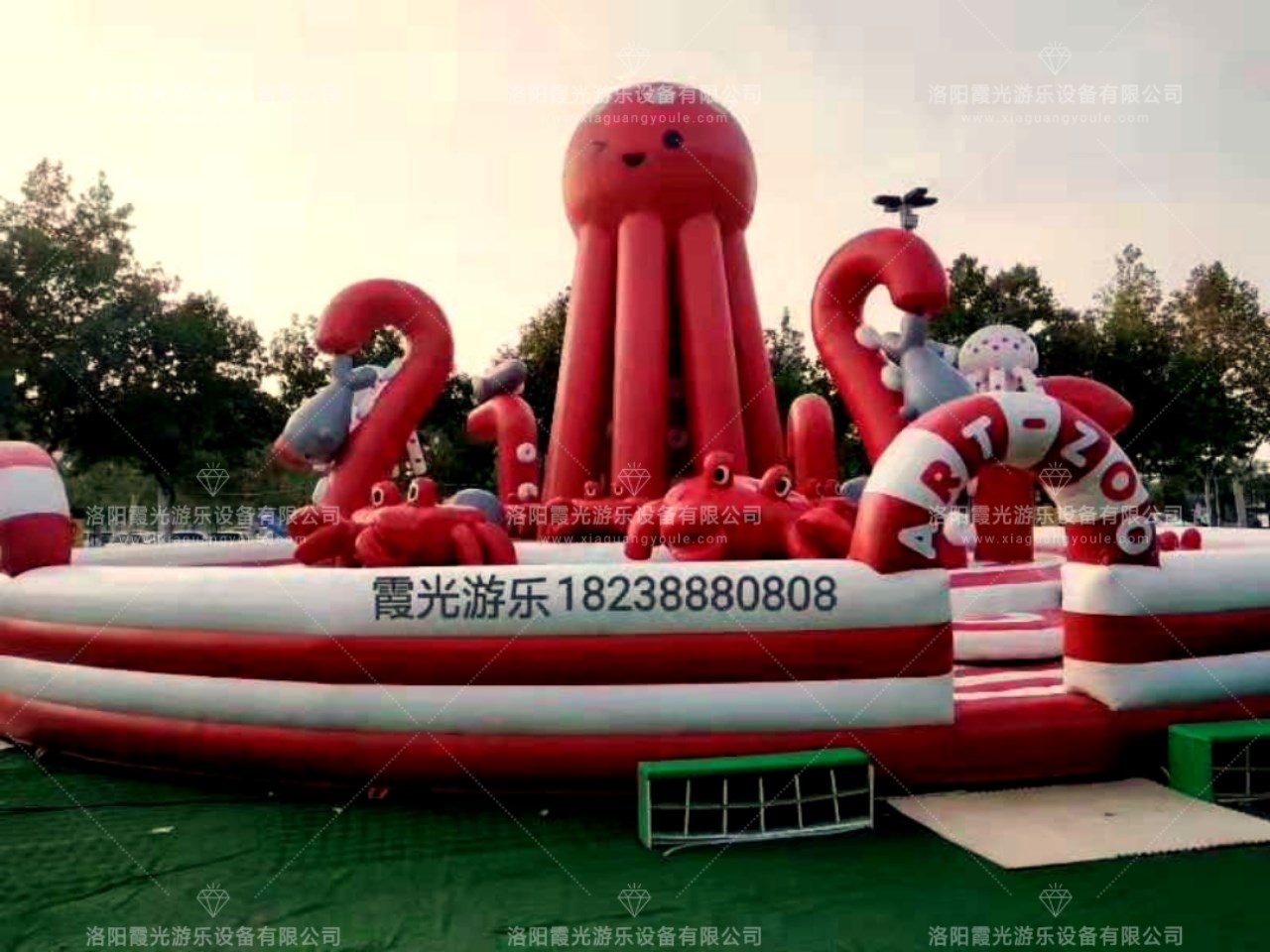 重庆章鱼充气城堡